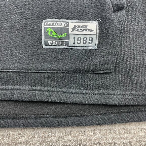 No Fear Street Tour 89 Retro Basketball Hoodie Men Small S Black Blue Hoops Hoop - Picture 3 of 13